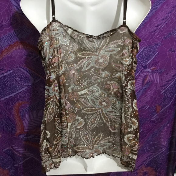 Velvet and sheer top size 18 - Picture 5 of 6